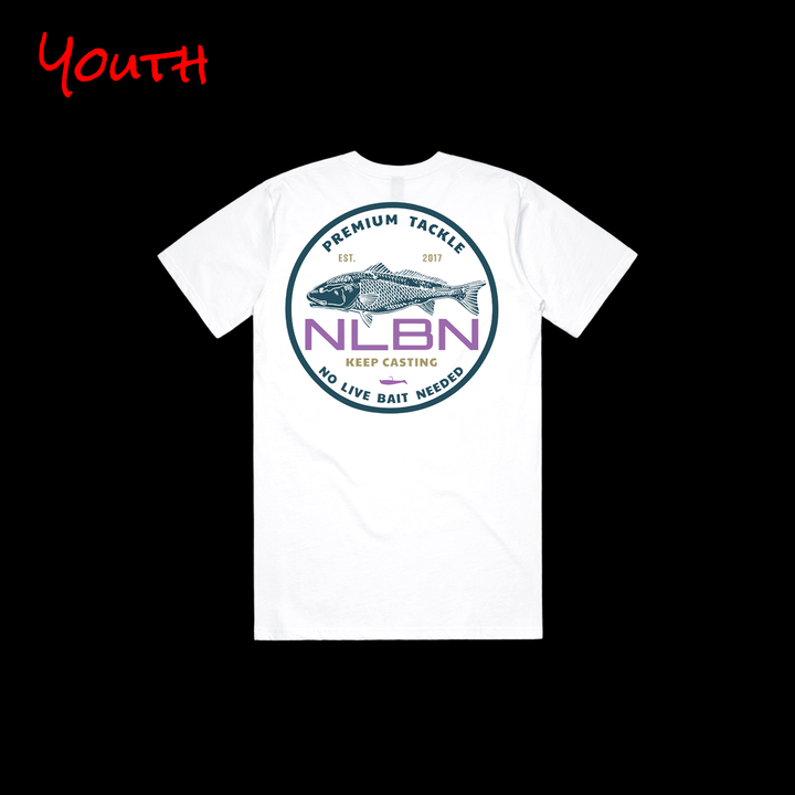 Youth Cotton Short Sleeve - Pinner Redfish EST 2017