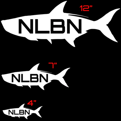 NLBN Fish Decals - No Live Bait Needed Sticker NLBN Fish Decals 1